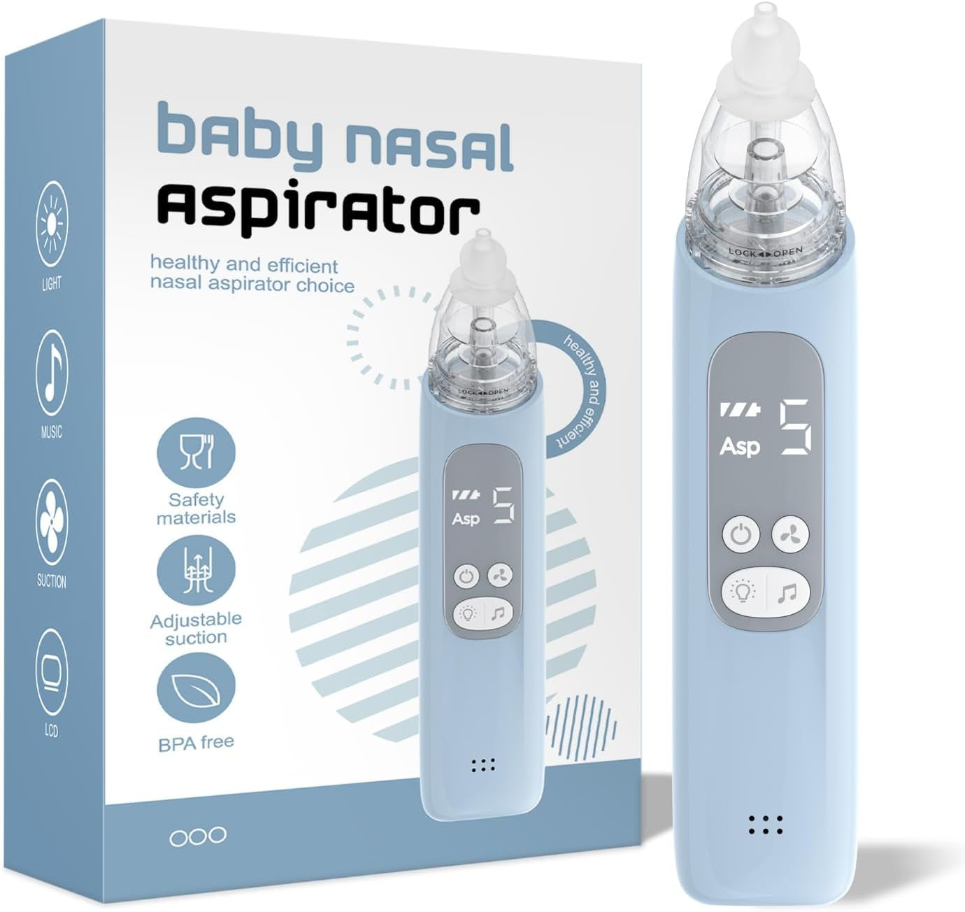 JCK BOS Electric Baby Nasal Aspirator and Nose Sucker 